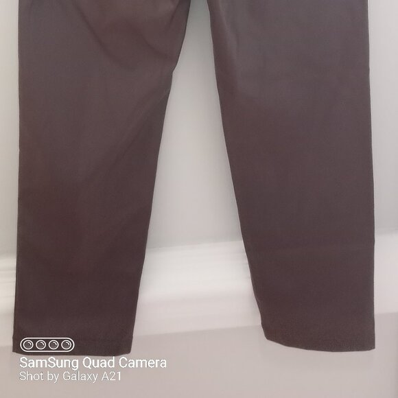 Faux Leather Pant Size M Brown NWOT - Picture 9 of 13